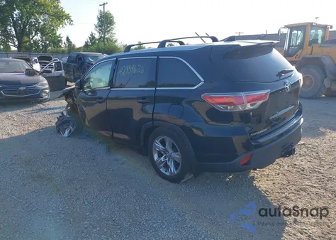 2015 Toyota Highlander Limited Platinum V6 z USA, uszkodzony, nr VIN 5TDDKRFH0FS099793